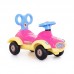 Детская игрушка Каталка-автомобиль для девочек "Сабрина" (со звуковым сигналом) арт. 7970 Полесье