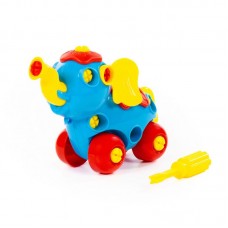 Детская игрушка Конструктор "Слоник" (27 элементов) (в пакете), 84453, Полесье