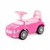 Детская игрушка Каталка-автомобиль "SuperCar" №1 со звуковым сигналом (розовая), 84477, Полесье