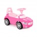 Детская игрушка Каталка-автомобиль "SuperCar" №1 со звуковым сигналом (розовая), 84477, Полесье