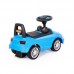 Детская игрушка Каталка-автомобиль "SuperCar" №5 со звуковым сигналом (голубая), 84521, Полесье