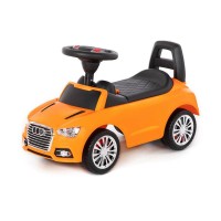 Детская игрушка Каталка-автомобиль "SuperCar" №2 со звуковым сигналом (оранжевая), 84569, Полесье