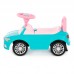 Детская игрушка Каталка-автомобиль "SuperCar" №2 со звуковым сигналом (бирюзовая), 84576, Полесье