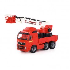 Детская игрушка автомобиль пожарный "Volvo" (Вольво) (в сеточке) арт. 8787 Полесье