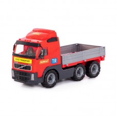 Детская игрушка грузовик, автомобиль бортовой "Volvo" (в сеточке) арт. 9463 Полесье