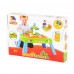 Детский  игровой набор с конструктором с элементом вращения (20 элементов) в коробке (зелёный)  арт. 57990 Полесье
