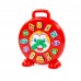 Детская игрушка-сортер Часы "Клоун" (в сеточке) арт. 62741 Полесье