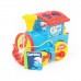 Детская игрушка-сортер Логический паровозик "Смурфики" с 6 кубиками №1 арт. 64356 Полесье