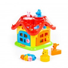 Детская игрушка-сортер Логический теремок Disney "Винни и его друзья" (в коробке) арт. 78247 Полесье