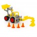 Детская игрушка трактор-погрузчик с ковшом  "КонсТрак" (в сеточке) арт. 0377 Полесье
