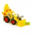 Детская игрушка трактор-погрузчик с ковшом  "КонсТрак" (в сеточке) арт. 0377 Полесье