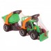 Детская игрушка грейдер, трактор снегоуборочный с полуприцепом  "ГрипТрак" (в сеточке) арт. 48400 Полесье