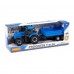 Детская игрушка Трактор "Прогресс" с бортовым прицепом инерционный (синий) (в коробке) арт. 91253
