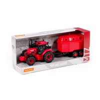 Детская игрушка трактор BELARUS (БЕЛАРУС) для перевозки животных арт. 91499