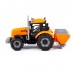 Детская игрушка Трактор "Прогресс" сельскохозяйственный инерционный (оранжевый) (в коробке) арт. 91246