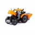 Детская игрушка Трактор "Прогресс" сельскохозяйственный инерционный (оранжевый) (в коробке) арт. 91246
