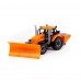 Детская игрушка Трактор "Прогресс" снегоуборочный инерционный (оранжевый) (в коробке) арт. 91772