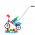 Трехколесный детский Велосипед "Беби Трайк" с ручкой, звуковым сигналом и ремешком + набор (11 элементов) арт. 46796