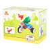 Трехколесный детский велосипед "Беби Трайк" со звуковым сигналом и ремешком (в коробке) арт. 66213 Полесье
